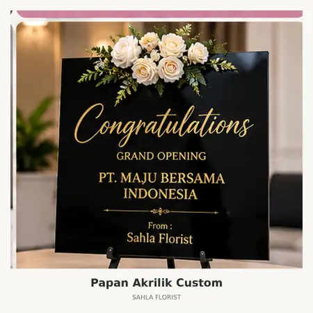 Papan Bunga Akrilik Rs Hasan Sadikin
